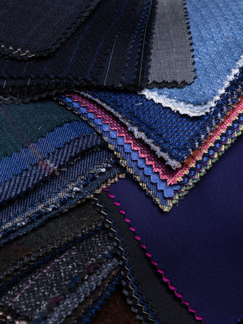 Bespoke suit fabric San Jose: Scabal and Loro Piana textiles for custom tailoring in Atherton, Palo Alto, and Los Altos.