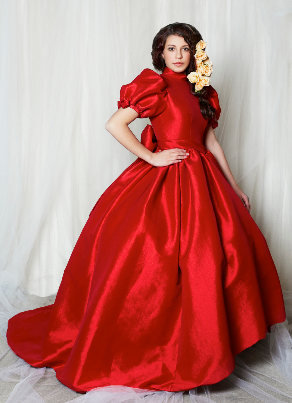 Royal Red Dress - Ladies