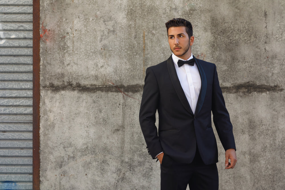 Custom tailored groom tuxedo with hand stitched precision and full canvas by Seth Eden serving Menlo Park, Woodside, Atherton, Palo Alto and silicon valley. 