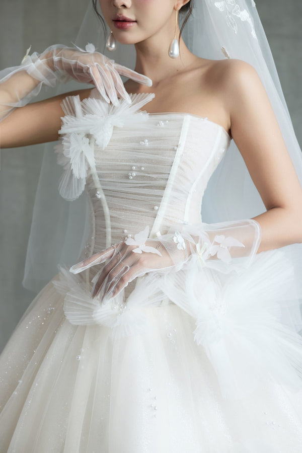 Bespoke custom wedding gowns and couture bridal commissions serving Atherton, Palo Alto, and Woodside - Nancy Vuu Atelier