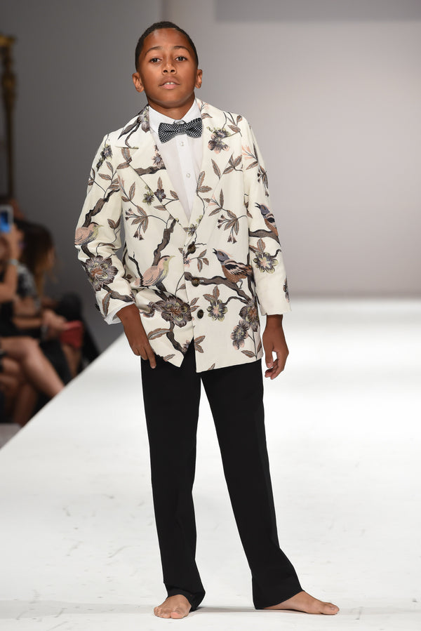 Bird Linen Jacket