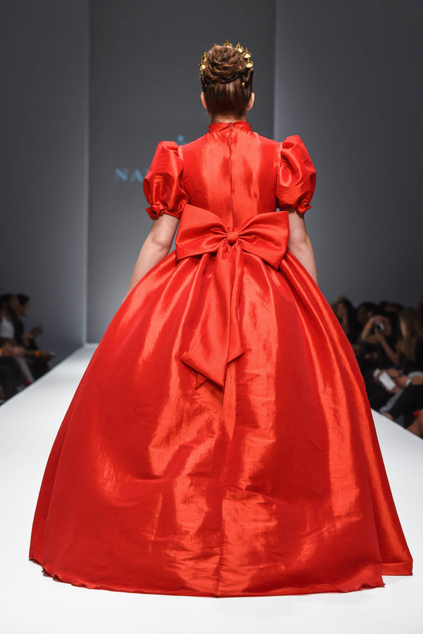 Royal Red Gown - Girls