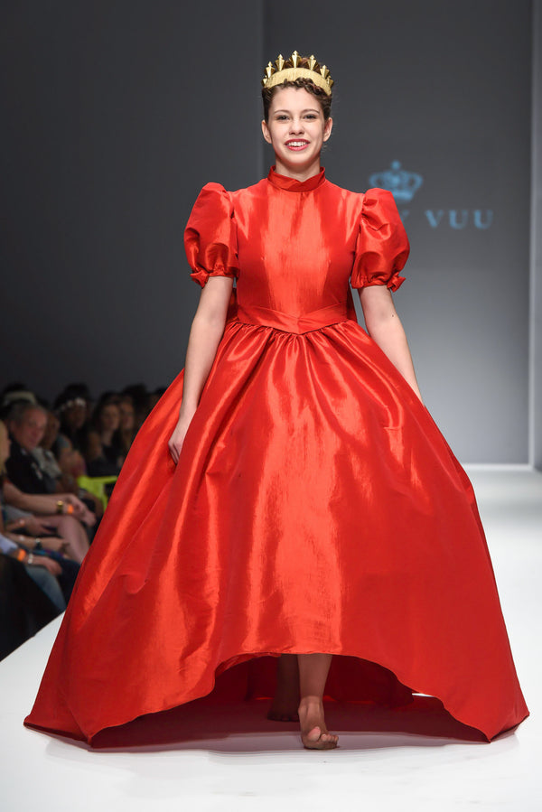 Royal Red Gown - Girls